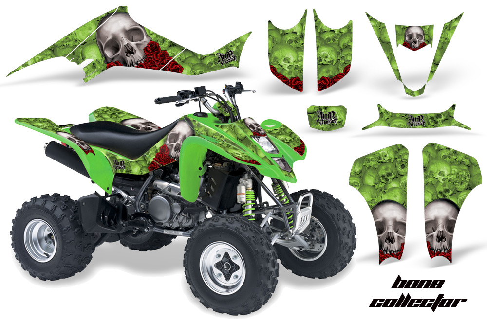 Suzuki LTZ 400 03-08 Graphics Bones Green